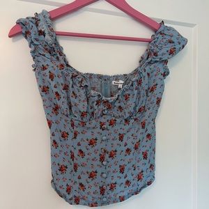 Reformation Floral Blouse